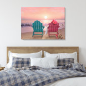 Alan Giana "Rust 3" Canvas Print (Insitu (Slaapkamer))