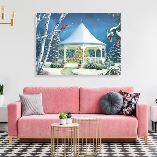 Alan Giana "Shining Bright" Canvas Print (Insitu (Woonkamer))