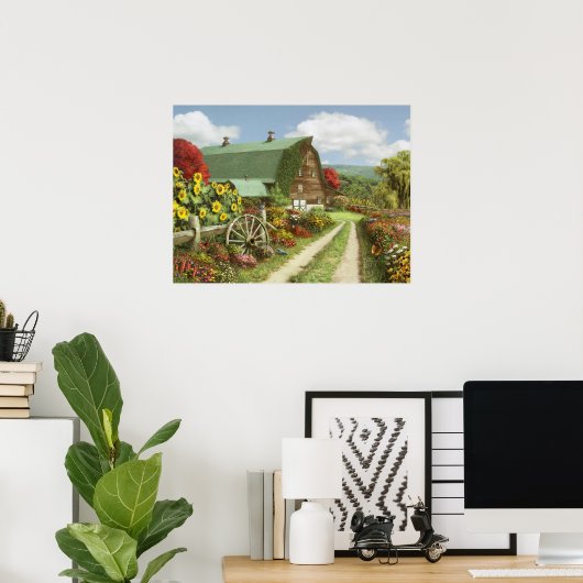 Alan Giana "Silence of the Valley" Poster (Thuiskantoor)