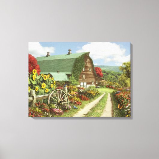 Alan Giana "Stilte van de vallei" Canvas Print (Voorkant)