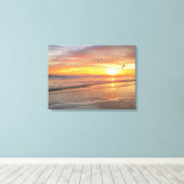 Alan Giana "Sunrise Shore" Canvas Print (Insitu (Houten vloer))