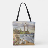 Alan Giana "The Perfect Place" over de hele Canvas Tote Bag (Achterkant)