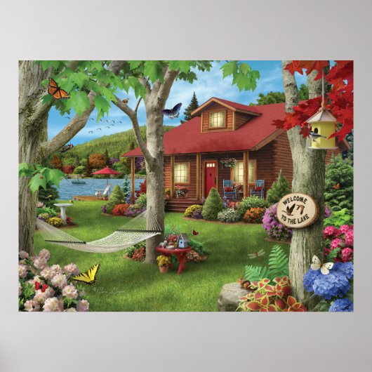 Alan Giana "Welcome to the Lake" Poster (Voorkant)