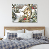 Alan Giana "Winter Wishes" Canvas Print (Insitu (Slaapkamer))