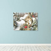 Alan Giana "Winter Wishes" Canvas Print (Insitu (Houten vloer))