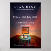 Alan King - Poster de l'exposition Peacock (Devant)