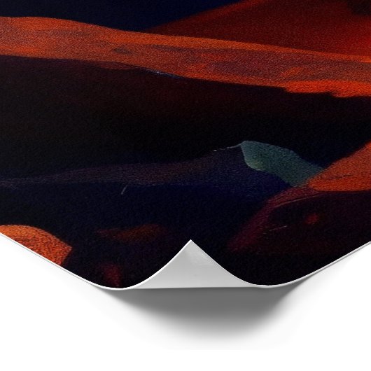 Alan regarde méditer II Imprimer, Poster de valeur (Coin)