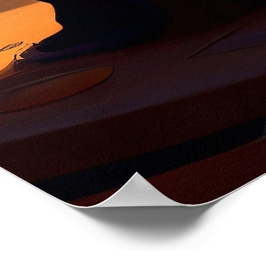 Alan regarde méditer Imprimer, Poster de valeur Pa (Coin)