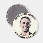 Alan Shepard - Aimant (Recto/Verso)