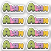 Alan Sticker (Voorkant)