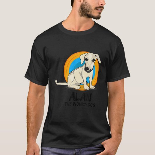 Alan The Wonky Dog - Goofy Ugly Hondenliefhebber S T-shirt (Voorkant)