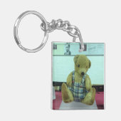 Alan Turing's teddybeer Sleutelhanger (Voorkant Links)