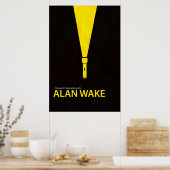 Alan Wake Minimal Poster (Keuken)