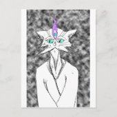 Alan Watts Cat Briefkaart (Voorkant)