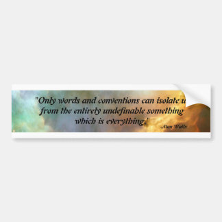 alan watts quote bumpersticker