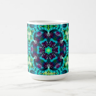 ALANA ~ glitterpatroon ~ Gepersonaliseerd Koffiemok