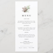 ALANA Tropical Ocean Coral Jelly Fish Beach Menu (Devant)