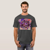 alanart abstract ontwerp t shirt (Voorkant volledig)