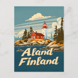 Ålandeilanden Finland Briefkaart
