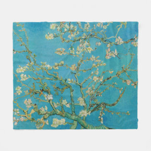 Alandelboom bloeien door Van Gogh Fleece Deken