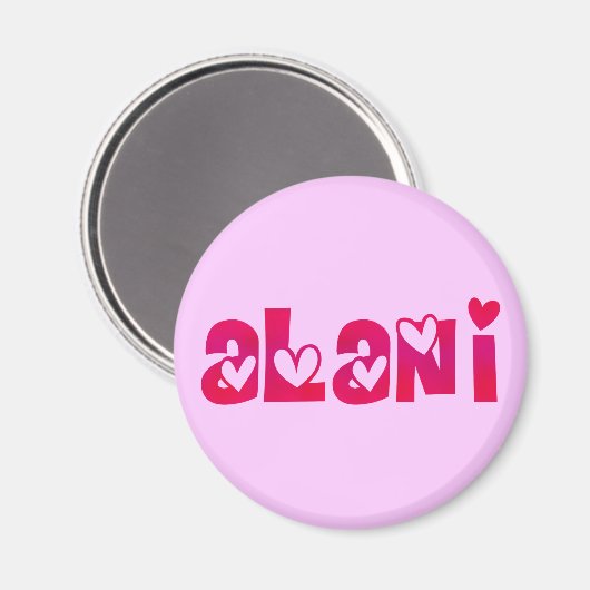 Alani in het hart magneet (Voorkant / Achterkant)