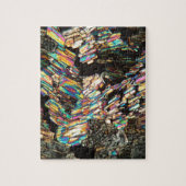 Alanineaminozuur onder microscoop legpuzzel (Verticaal)