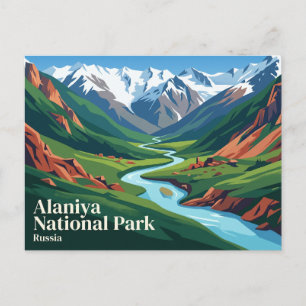 Alaniya Nationaal Park Rusland Briefkaart