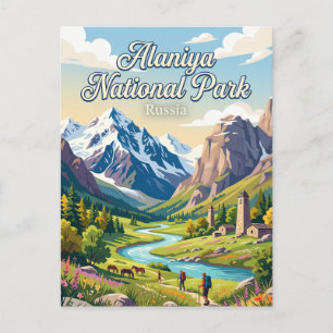 Alaniya Nationaal Park Rusland Briefkaart