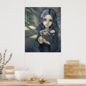 Alannah Art print gothische fantasiefee (Keuken)