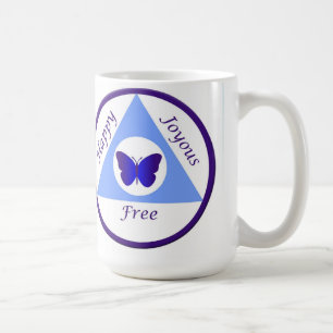 Alanon Happy, vrolijke en vrije Mok