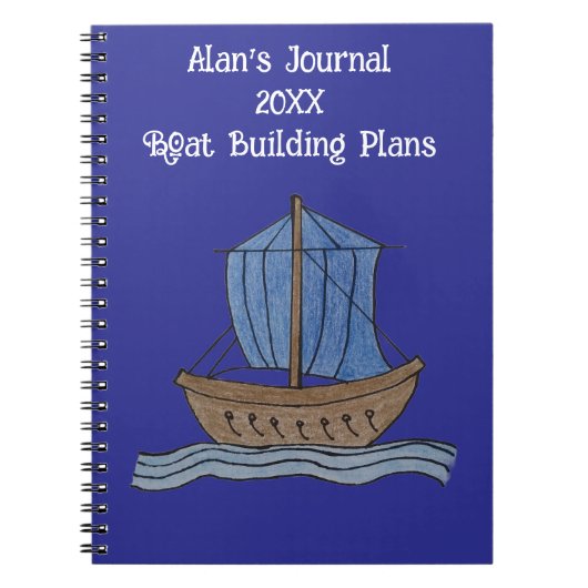 Alan's Journal 20XX plans de construction de batea (Devant)