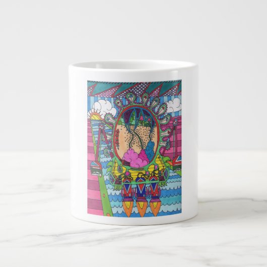 Alan's Rocket Extra Grote Beker (Voorkant)