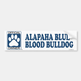 Alapaha Blue Blood Bulldog Blue Bumpersticker
