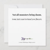 Alaric Wyrmwillow – Gothic Victorian Greeting Card (Achterkant)