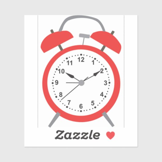 Alarm Clock Sticker (Vel)