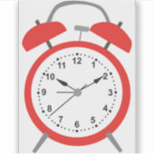Alarm Clock Sticker (Voorkant)