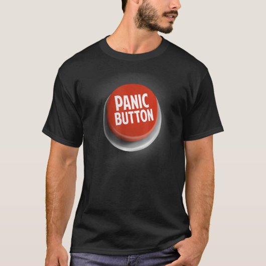 Alarm panic Button T-shirt (Voorkant)