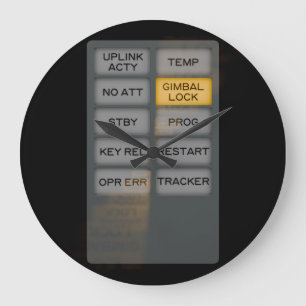 Alarme de l'indicateur Apollo DSKY, horloge de ver