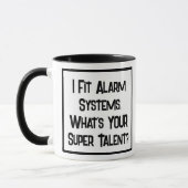 Alarme Fitter Super Talent. Mug à café à deux tons (Gauche)