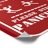 Alarmerend panieksignaal poster (Hoek)