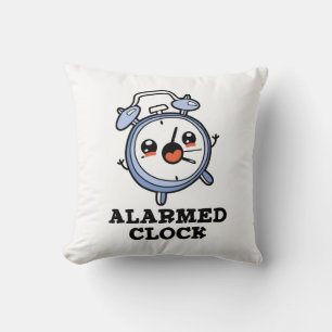 Alarmkakker Funny Alarm Clock Pun Kussen