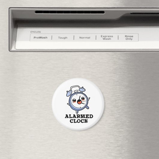Alarmkakker Funny Alarm Clock Pun Magneet (Insitu (Vaatwasser))