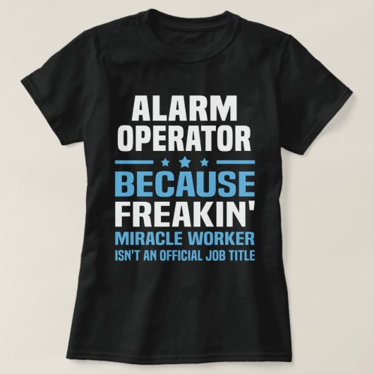alarmmelder t-shirt (Design voorkant)