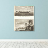 Alaska 11 canvas afdruk (Insitu (Houten vloer))