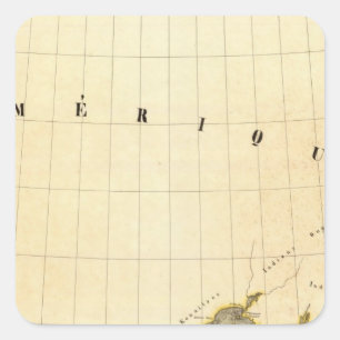 Alaska 13 vierkante sticker