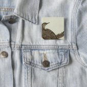 Alaska 2 vierkante button 5,1 cm (In situ)