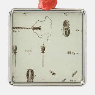 Alaska 3 metalen ornament