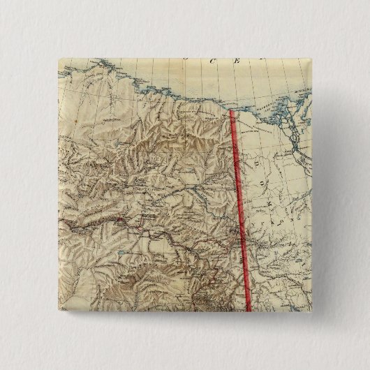 Alaska 5 vierkante button 5,1 cm (Voorkant)