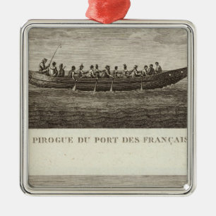 Alaska 6 metalen ornament