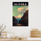 Alaska - Affiches Vintage voyage (Cuisine)